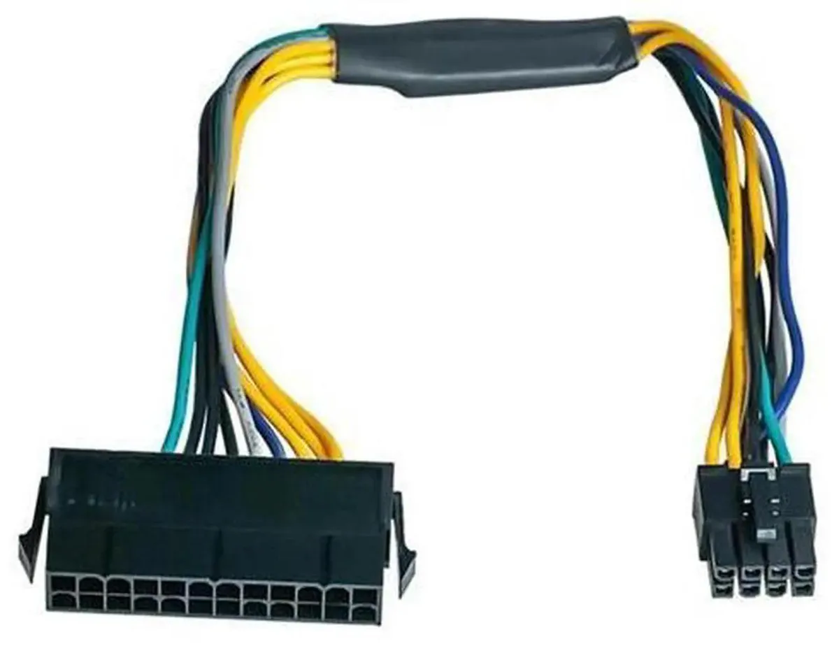 SMUGDESK SMUGDESK 24Pin to 8Pin ATX Power Adapter Cable 12Inch 30cm for Optiplex 3020 7020 9020 Precision T1700 — product photo