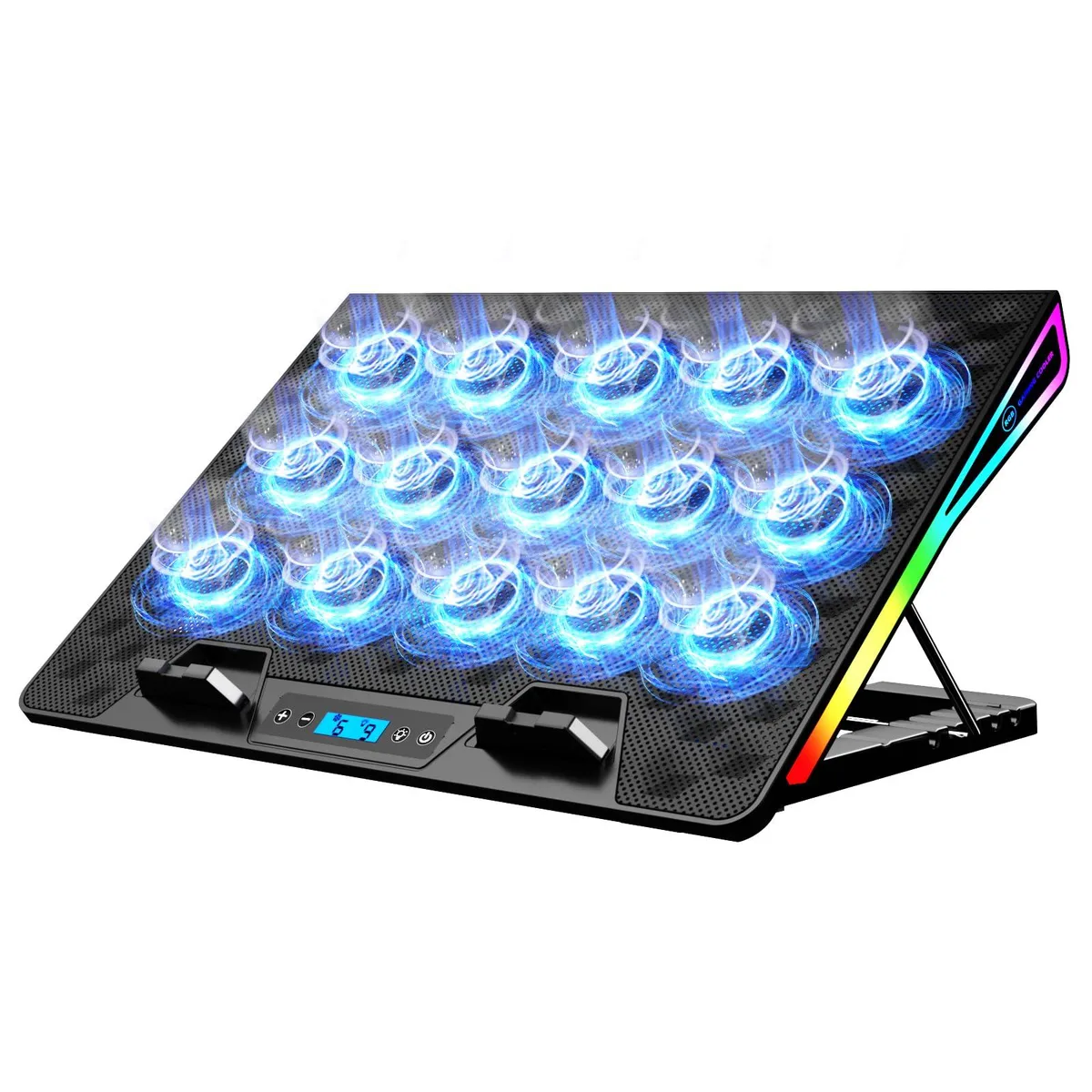  ENHANCE AA2-15 Laptop Cooling Pad 15 Fans 17.3in Blue — product photo