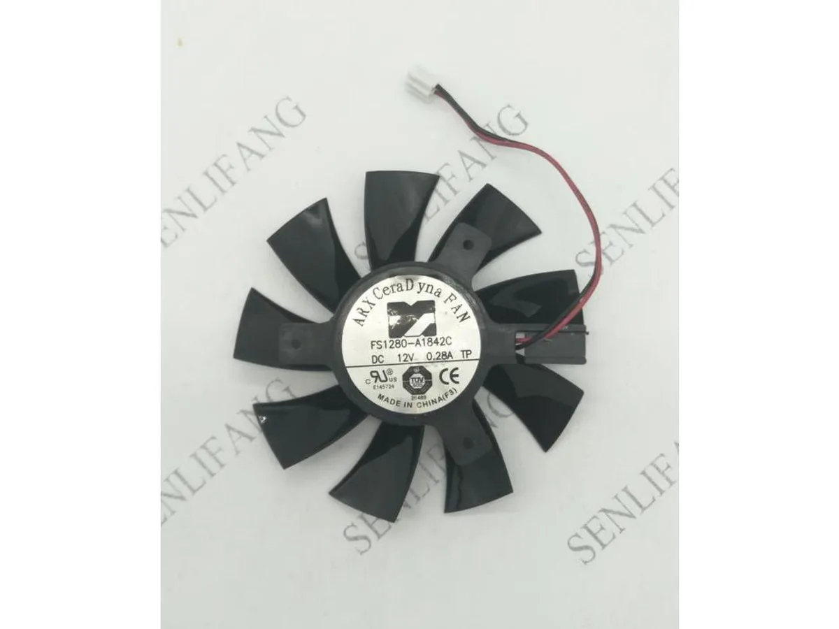 Fans Fans FS1280-A1842C 12V 0.28A 2 Line case fan 74mm — product photo