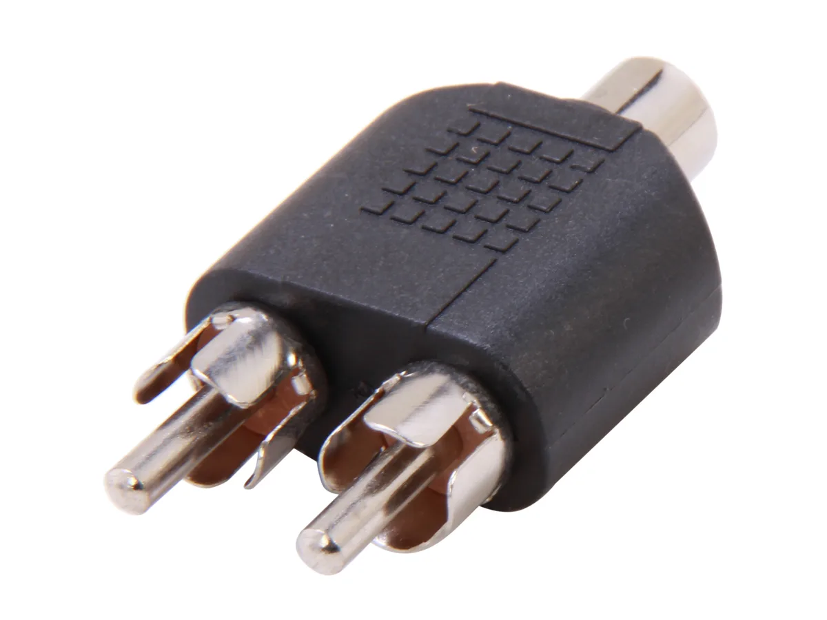 Nippon Labs Nippon Labs RCA-1F2M audio adapter 1 RCA Female to 2 RCA Male — product photo