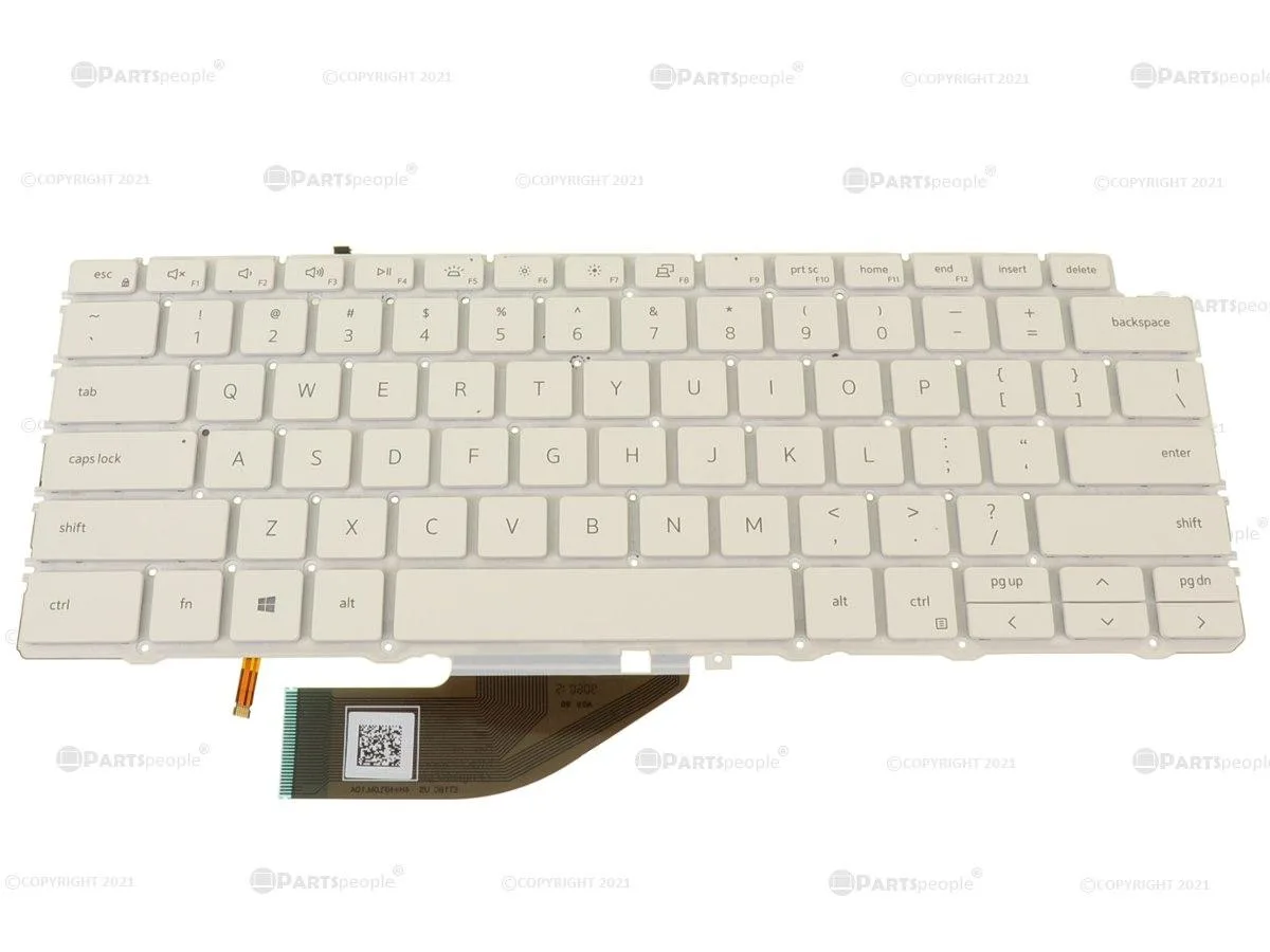DELL DELL XPS 7390 9310 2-in-1 Backlit Keyboard White VKJ01 — product photo