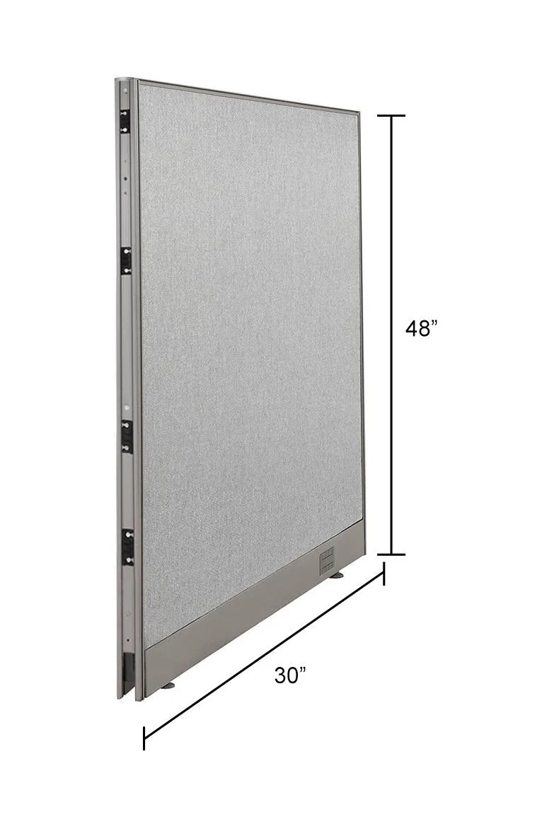 GOF GOF Single Panel Office Partition 30"W x 48"H Fabric — product photo
