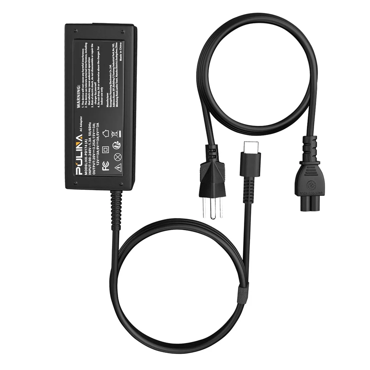  DELL HX-PH174B 65W USB-C Laptop Charger 10.83ft Cord — product photo