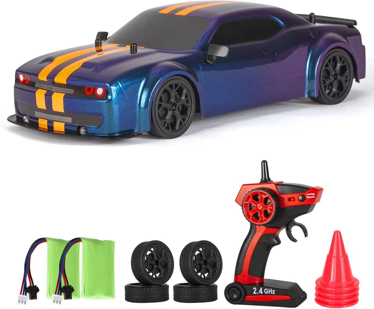 usbroway usbroway 1:14 4WD Drift RC Car 28km/h 2.4GHz 7.4V 500mAh 25min Color-Change Shell — product photo