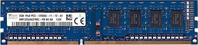 SK hynix SK hynix HMT325U6CFR8C-PB 2GB DDR3 PC3-12800 CL11 256MBX64 256MX8 1.5V 240P DIMM memory card — product photo