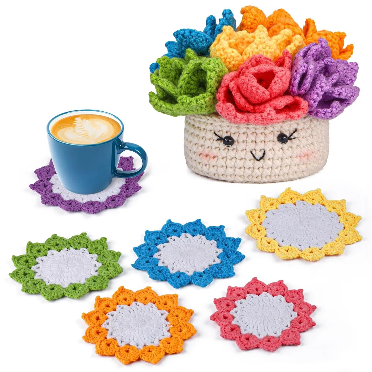 Singer Hssugi crochet starter kit box with hooks yarn and tools