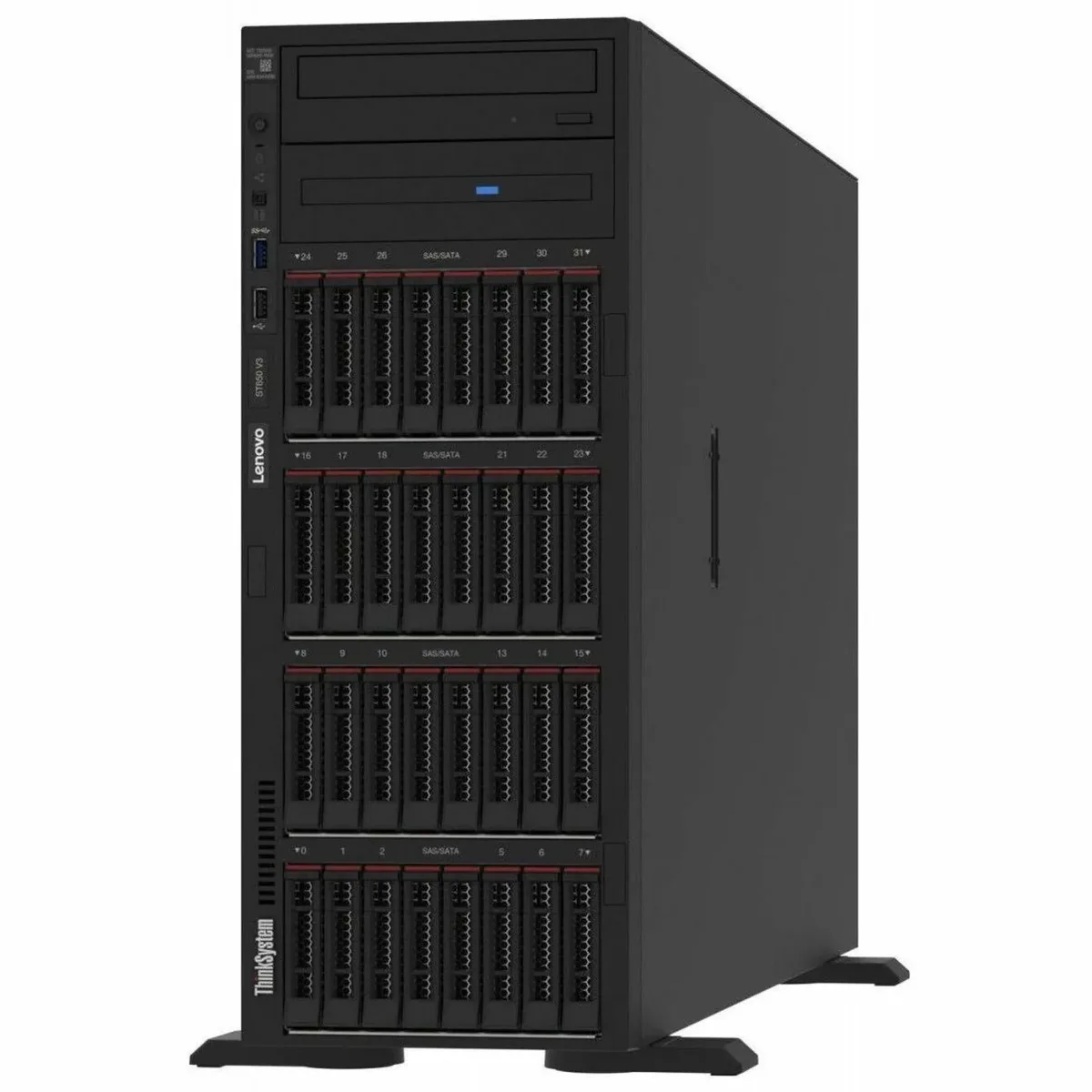 Lenovo Lenovo ThinkSystem ST650 V3 4U Tower Server 1x Xeon Silver 4410T 2.70 GHz 32 GB 7D7A1009NA — product photo