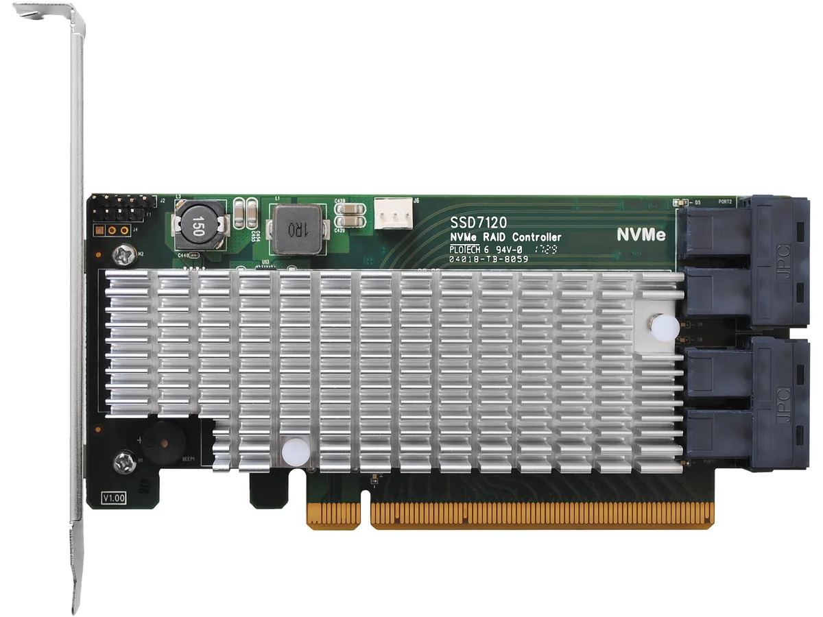 HighPoint Technologies, Inc. HighPoint Technologies, Inc. SSD7120 PCIe 3.0 x16 U.2 RAID Controller — product photo