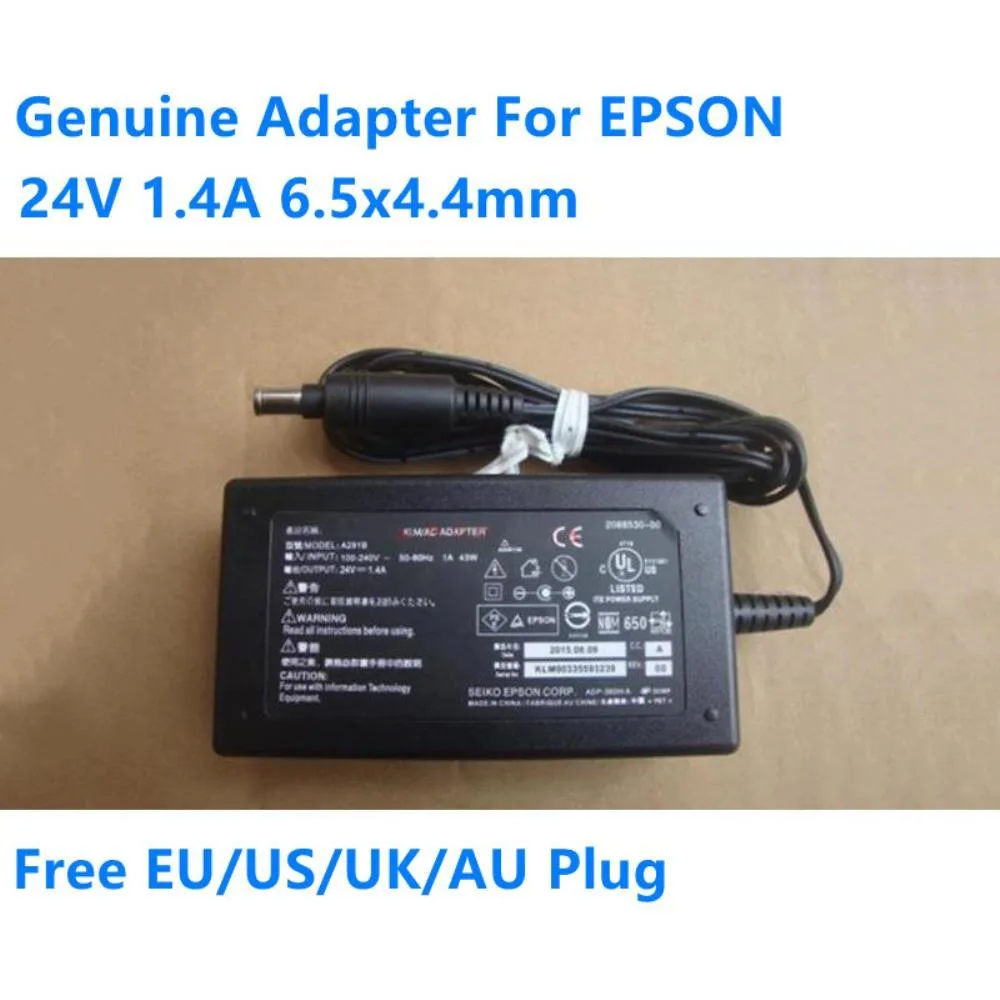Graviton Graviton A291B 24V 1.4A AC Adapter for Epson Scanners — product photo