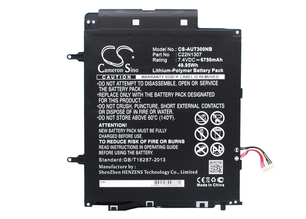 Cameron &amp; Co Cameron &amp; Co DS-CS-AUT300NB laptop battery 6.75 Ah Li-Polymer Black — product photo