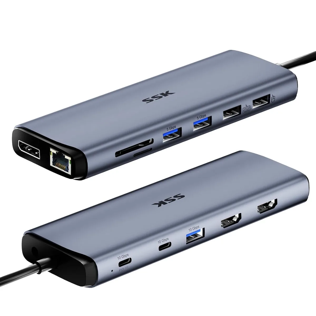 LORDWORLD LORDWORLD 14-in-1 USB-C Dock with Triple 8K Display and 100W PD — product photo