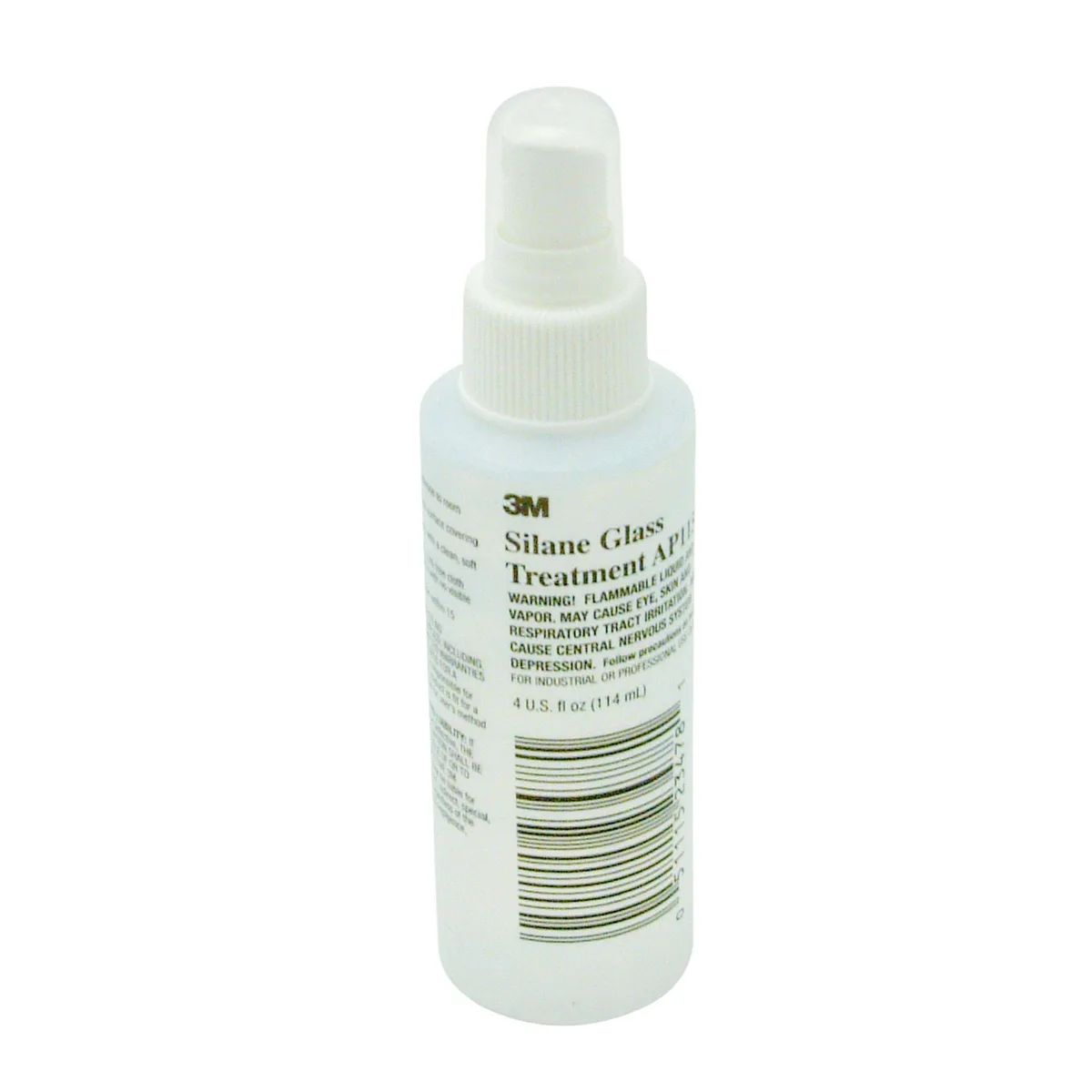 Clear 4 fl oz bottle of 3M AP115 silane glass treatment