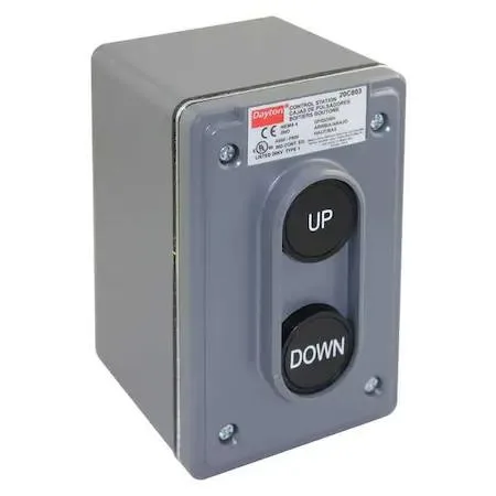 Dayton Dayton 20C803 Push Button Control Station 2NO Up/Down 22mm — product photo