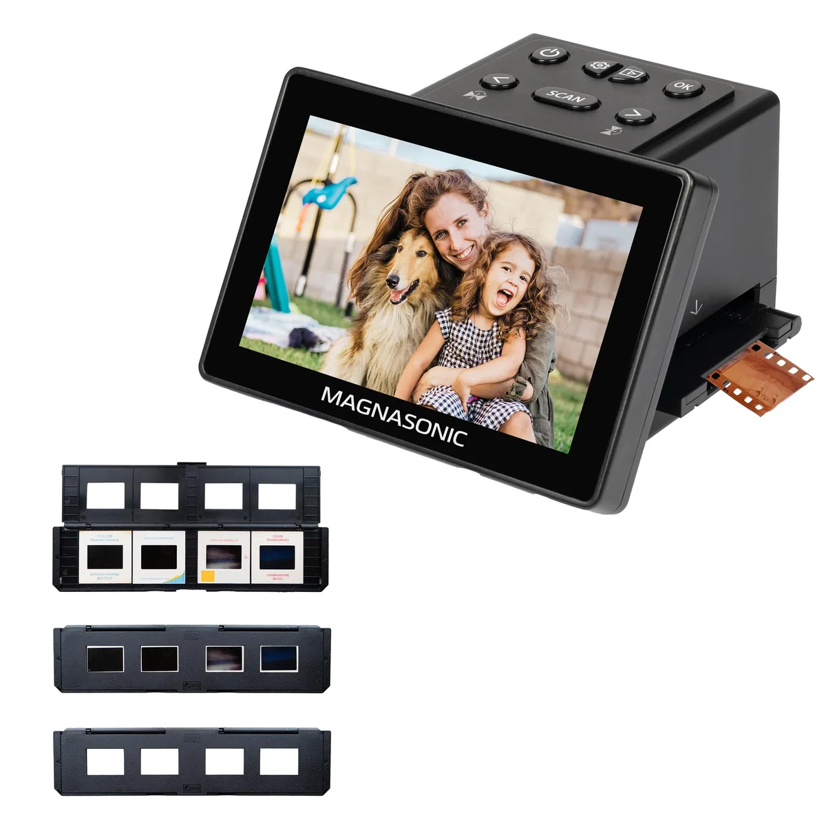 MAGNASONIC MAGNASONIC FS70ST01 25MP Film Scanner with Long Tray Slide Holders — product photo