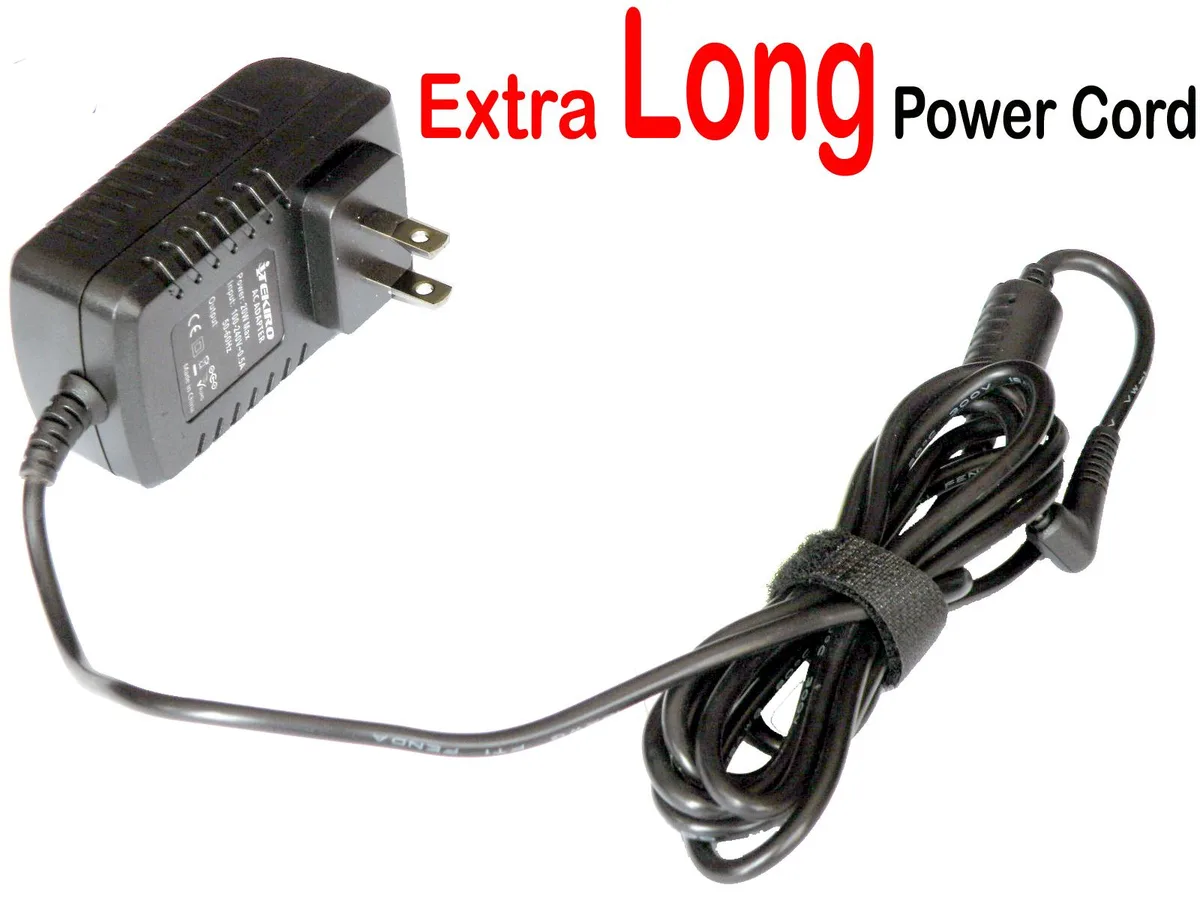 iTekiro iTekiro 24W 12V AC Wall Charger 6.5 Ft L-Shape Tip — product photo