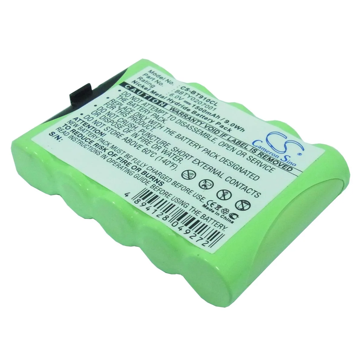 Cameron &amp; Co Cameron &amp; Co DS-CS-BT910CL 6.0V 1500mAh Ni-MH telephone accessory — product photo