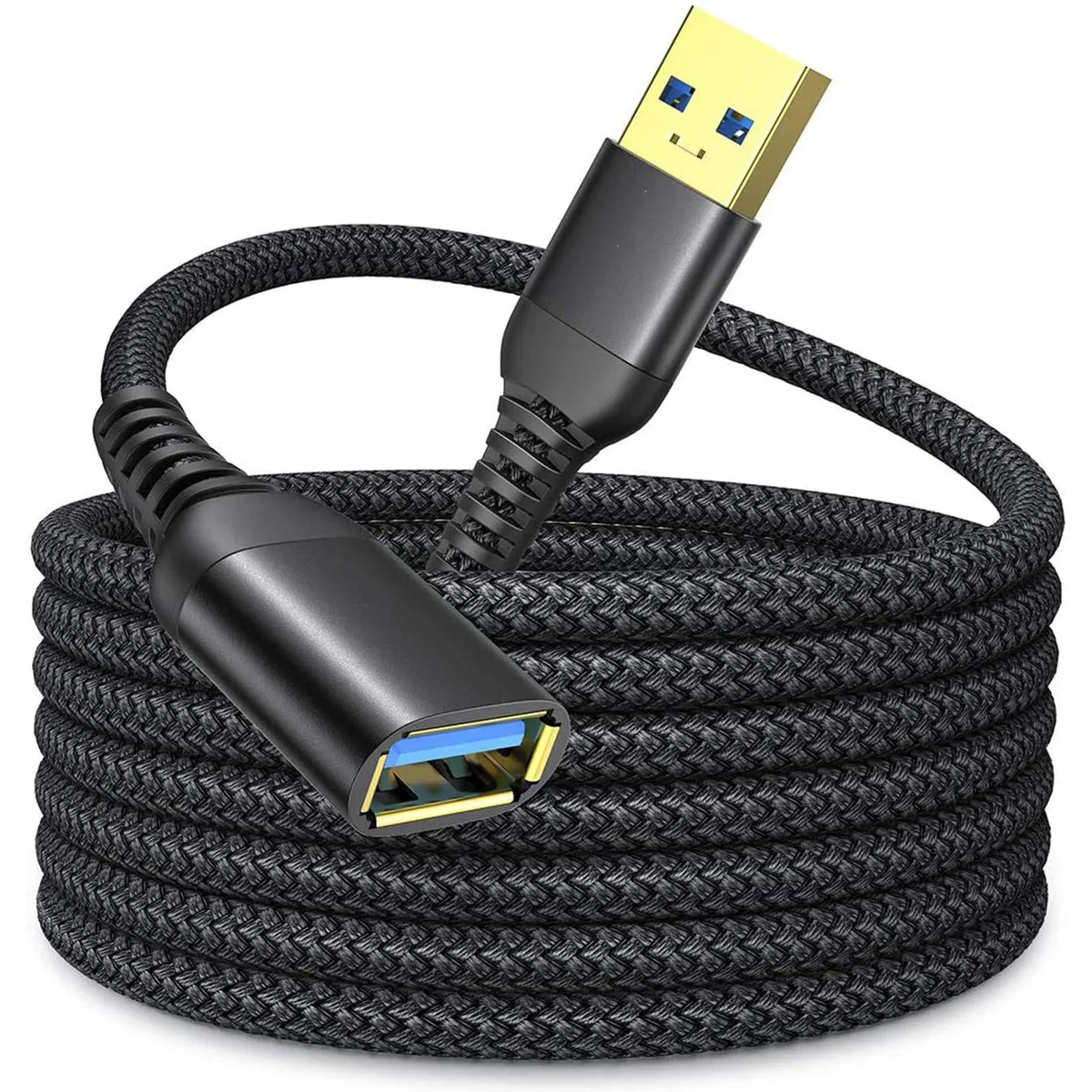 HANNORD HANNORD USB 3.0 Extension Cable A Male to Female 6.6 ft Black — product photo