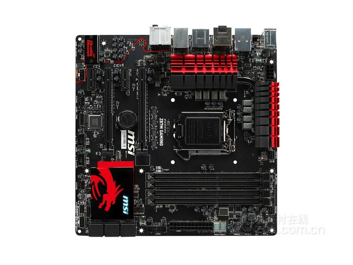 MSI MSI Z87M Gaming LGA 1150 Intel Z87 Micro ATX 32GB DDR3 motherboard — product photo
