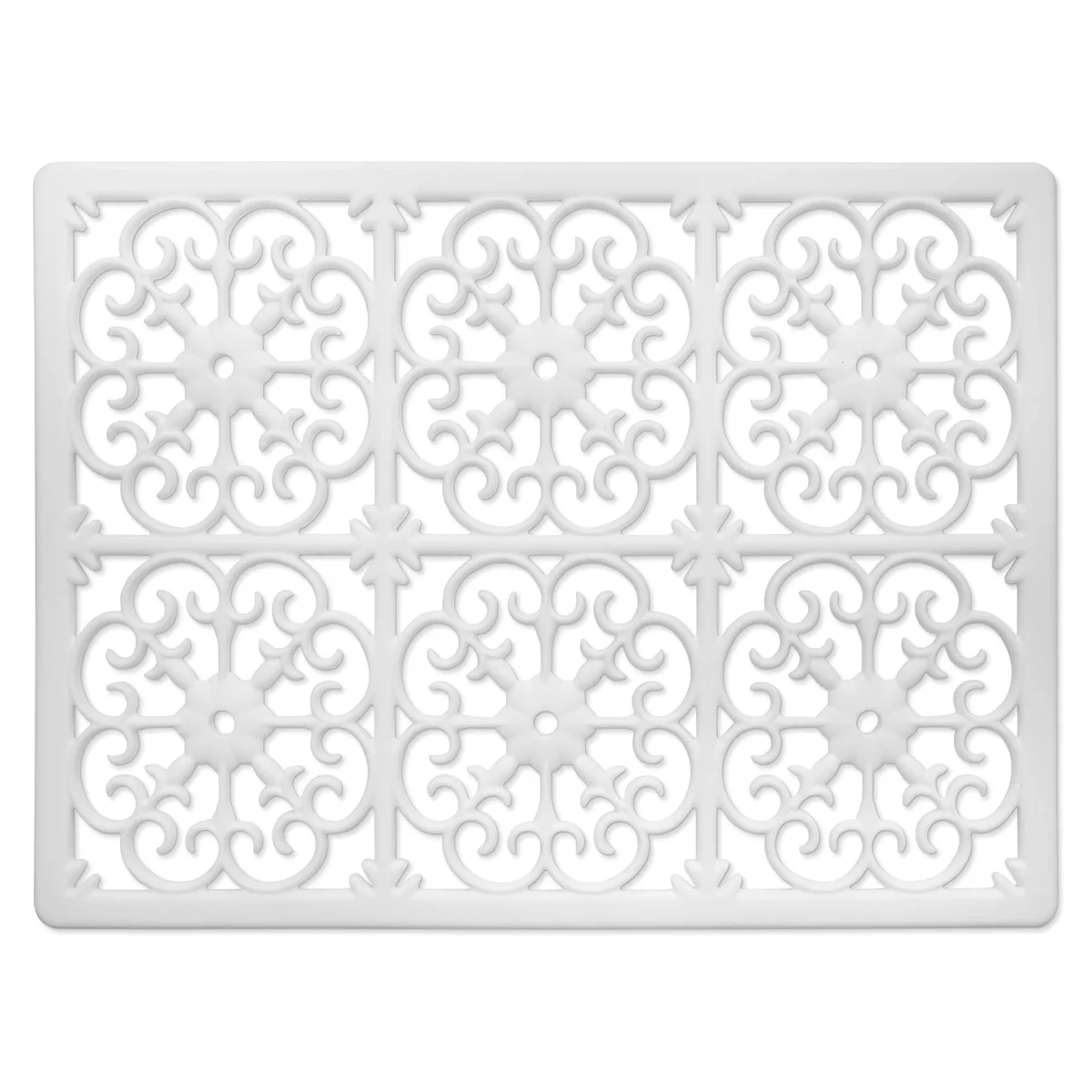  GASARÉ Silicone Trivet 16 x 12 Inches White — product photo