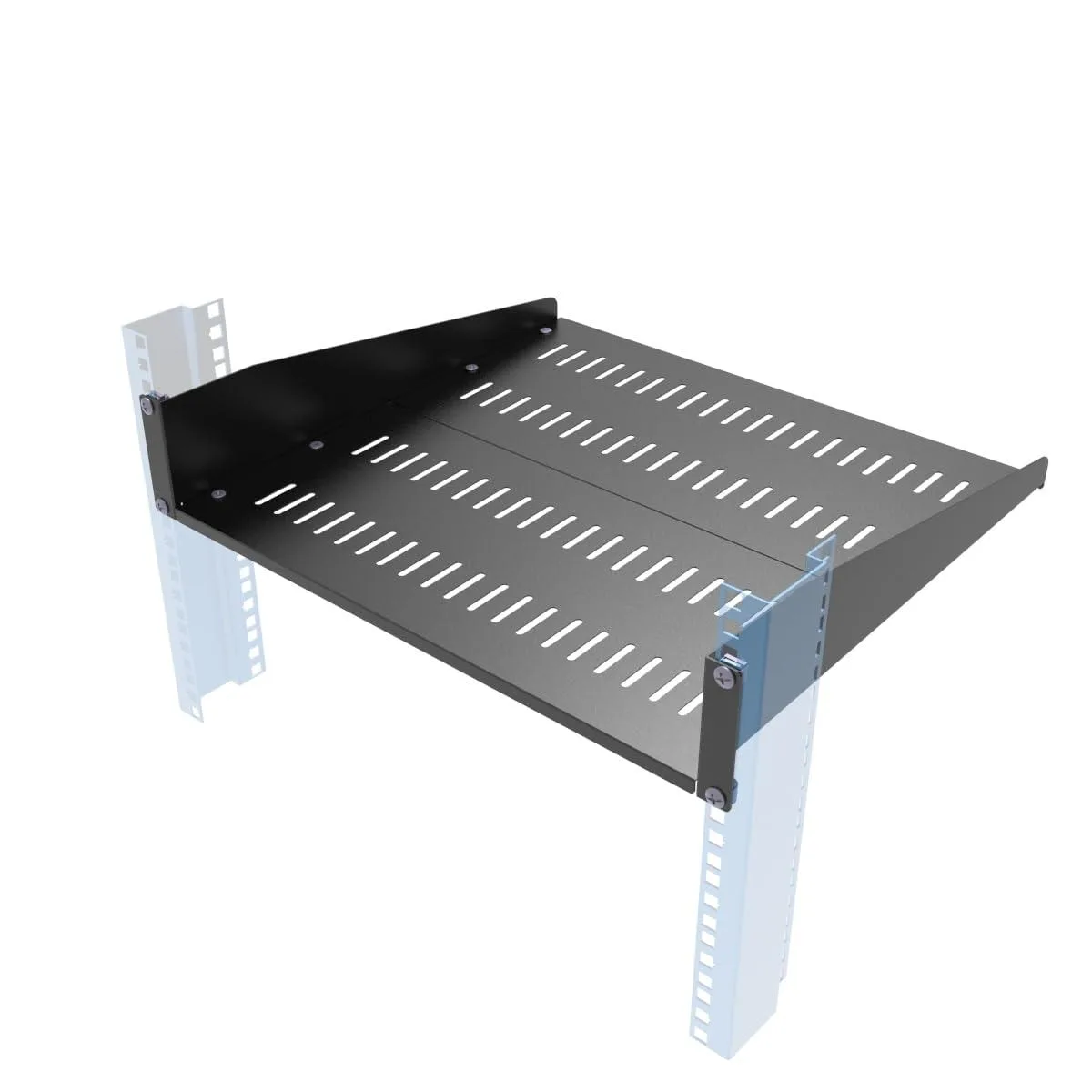  StarTech.com 2U Vented Cantilever Shelf 16-20in Deep Black — product photo