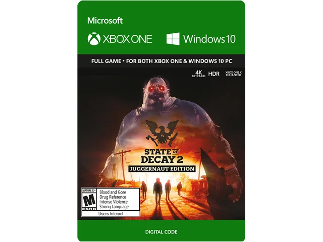 Microsoft Microsoft G7Q-00103 State of Decay 2: Juggernaut Edition downloadable game — product photo