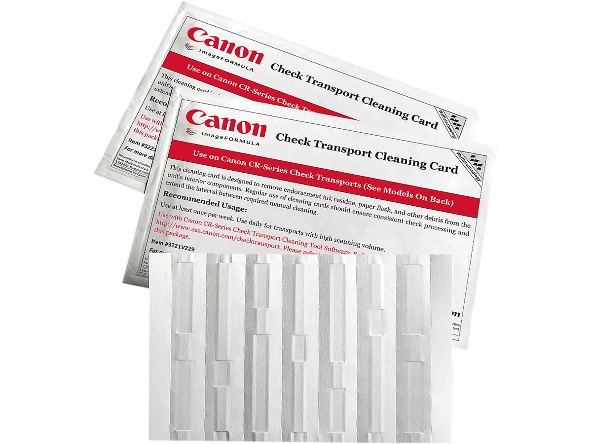 KICTeam KICTeam CANC1B15WS Canon Check Scan Waffle Clean Cards 15CT pos accessory — product photo