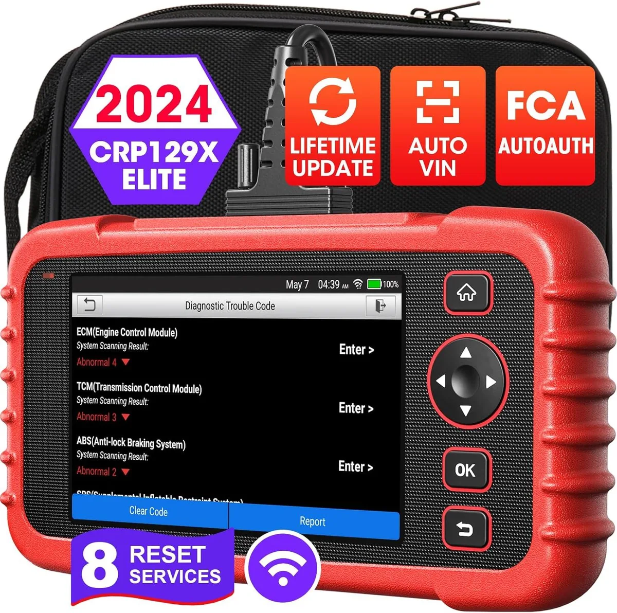 TAURKENAM TAURKENAM CRP129X Elite 2024 OBD2 Scanner car electronics accessory — product photo