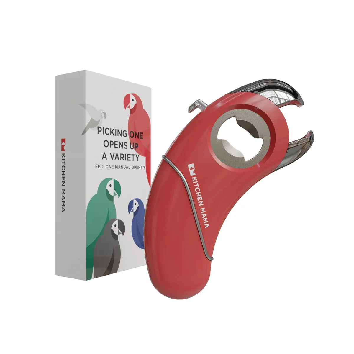 KITCHEN MAMA KITCHEN MAMA Epic One Multifunctional Opener Red accessory — product photo