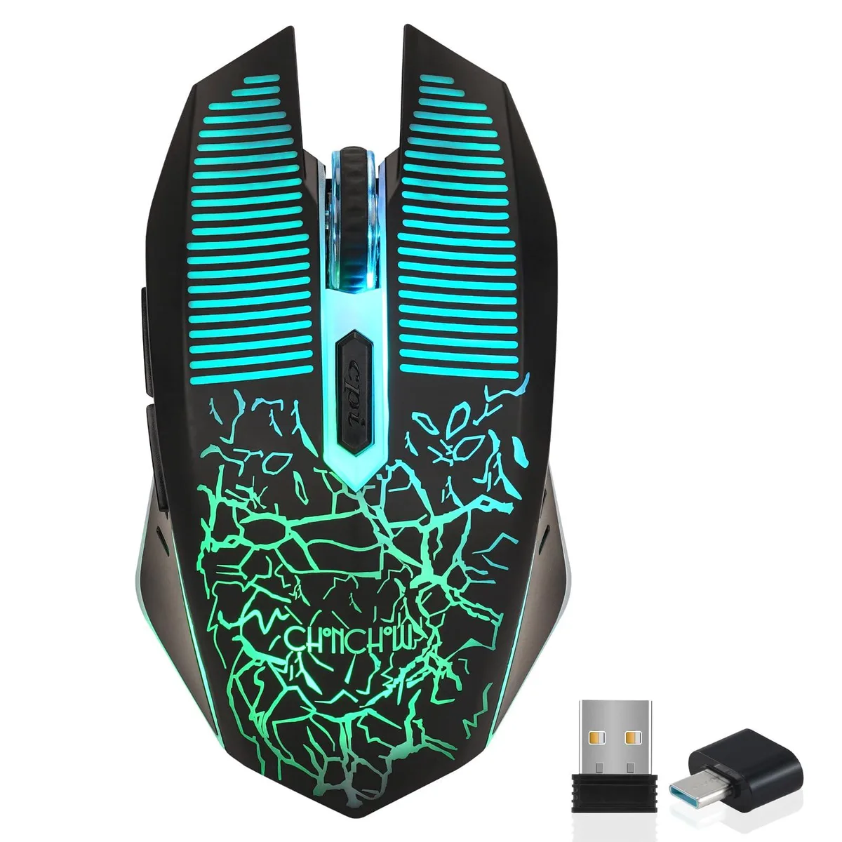  CHONCHOW JP-WG43 Wireless Gaming Mouse 3200 DPI Black — product photo