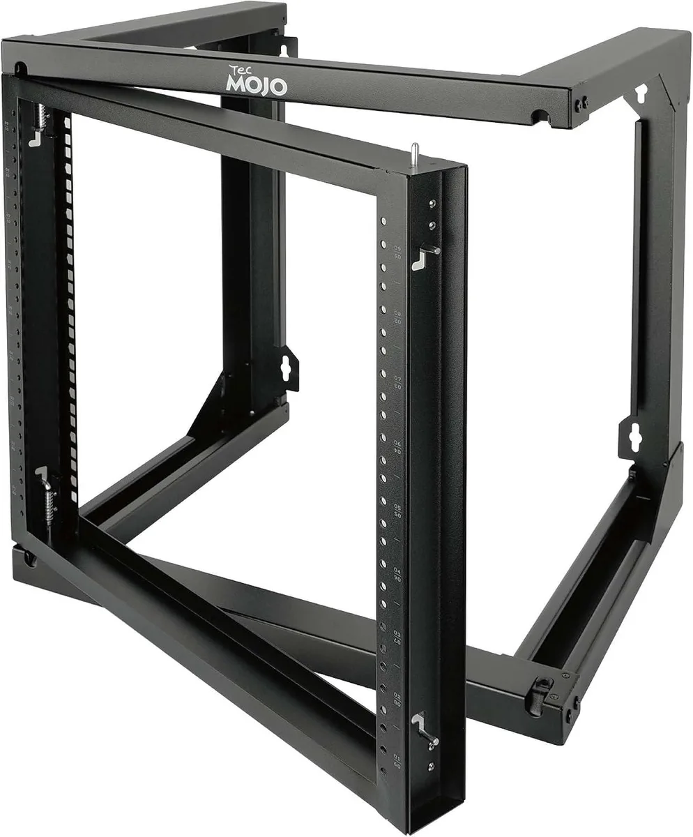 TAURKENAM TAURKENAM 9U Wall Mount Server Rack 18in Depth Swing Gate Black — product photo