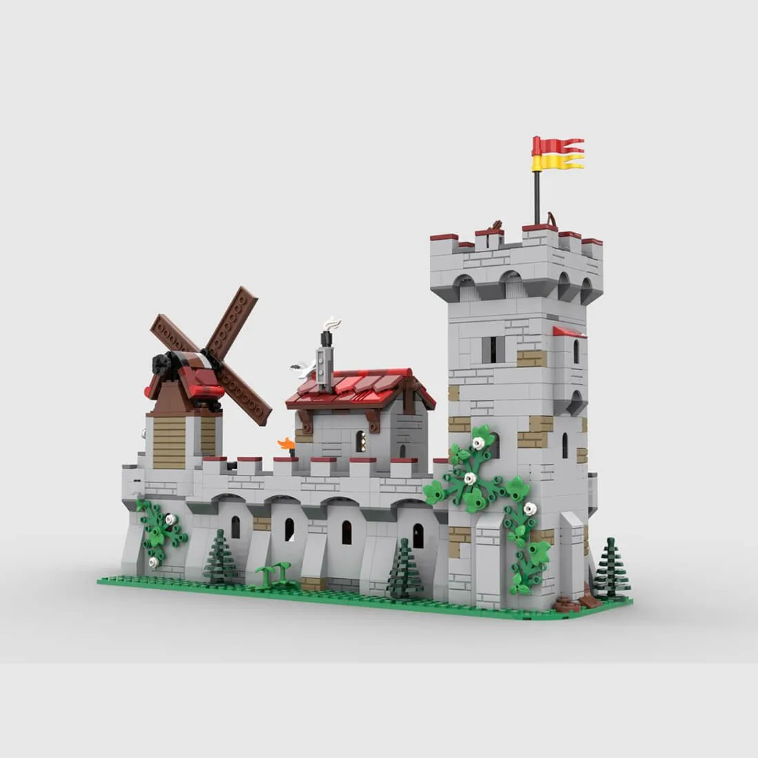 ZITIANYOUBUILD ZITIANYOUBUILD MOC-206939 Medieval Seaside-Market Building Blocks 1254PCS — product photo