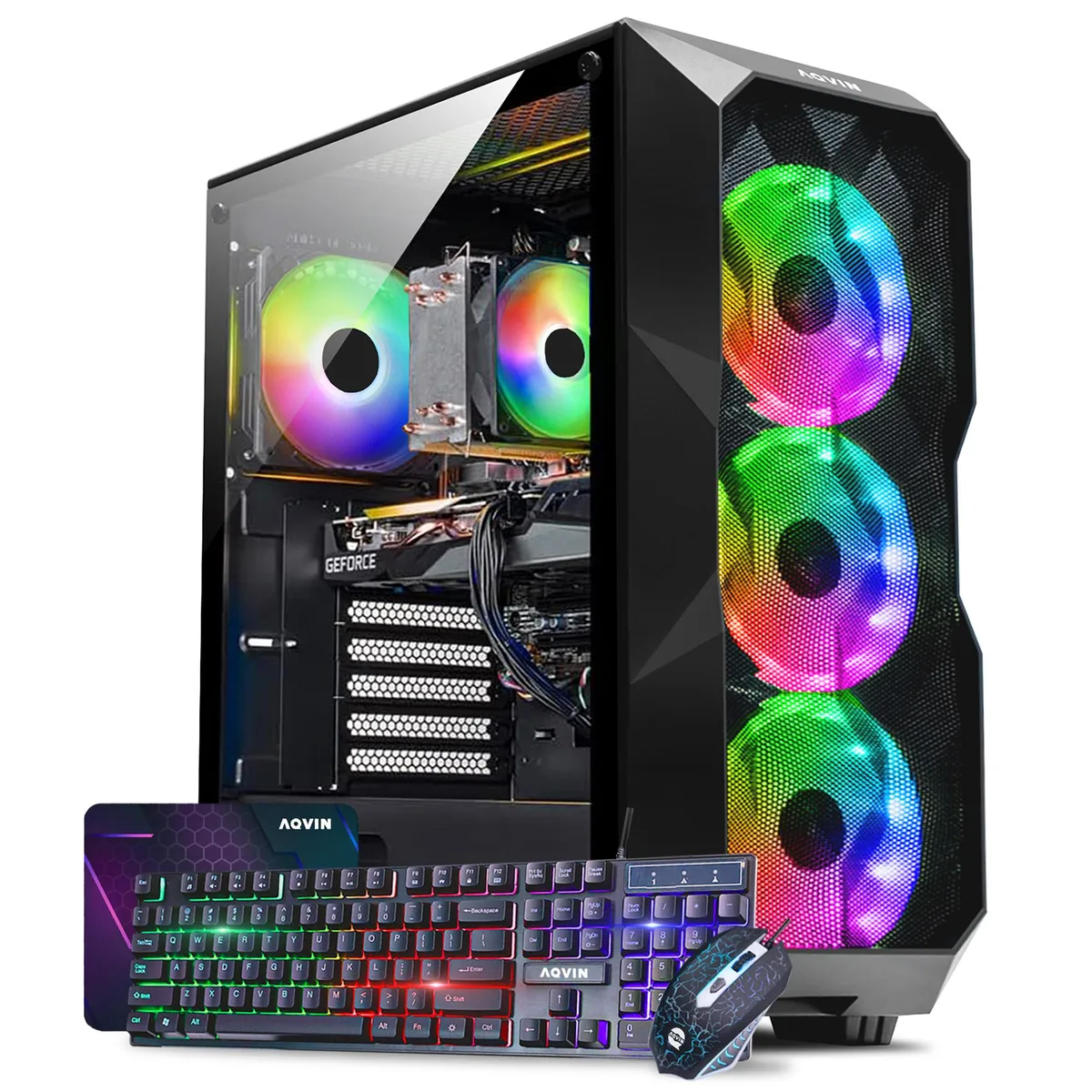 AQVIN AQVIN AQB70 Gaming PC Intel Core i7-8700 RTX 5060 32GB 1TB — product photo