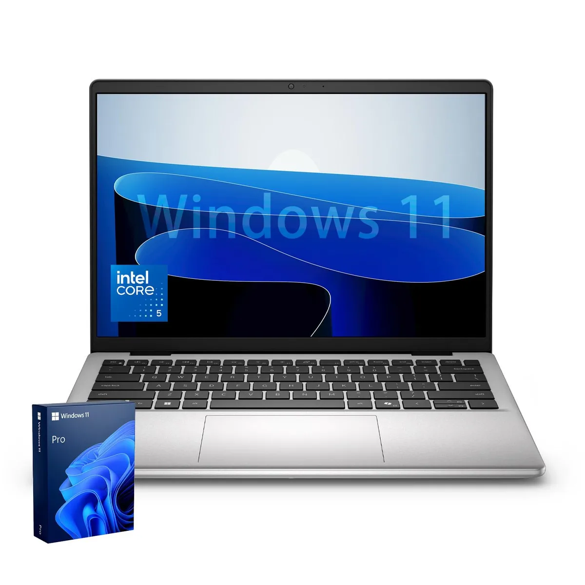 DELL DELL 14 Copilot+ Laptop AMD Ryzen AI 5 330 48GB DDR5 2TB SSD Silver — product photo
