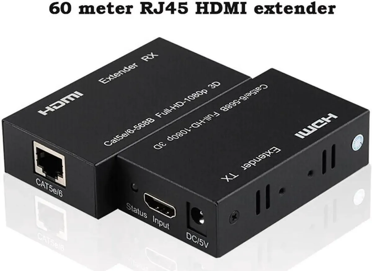 Vszerda Vszerda HDMI Extender 196ft 60m Cat6 1080p 3D HDCP EDID — product photo