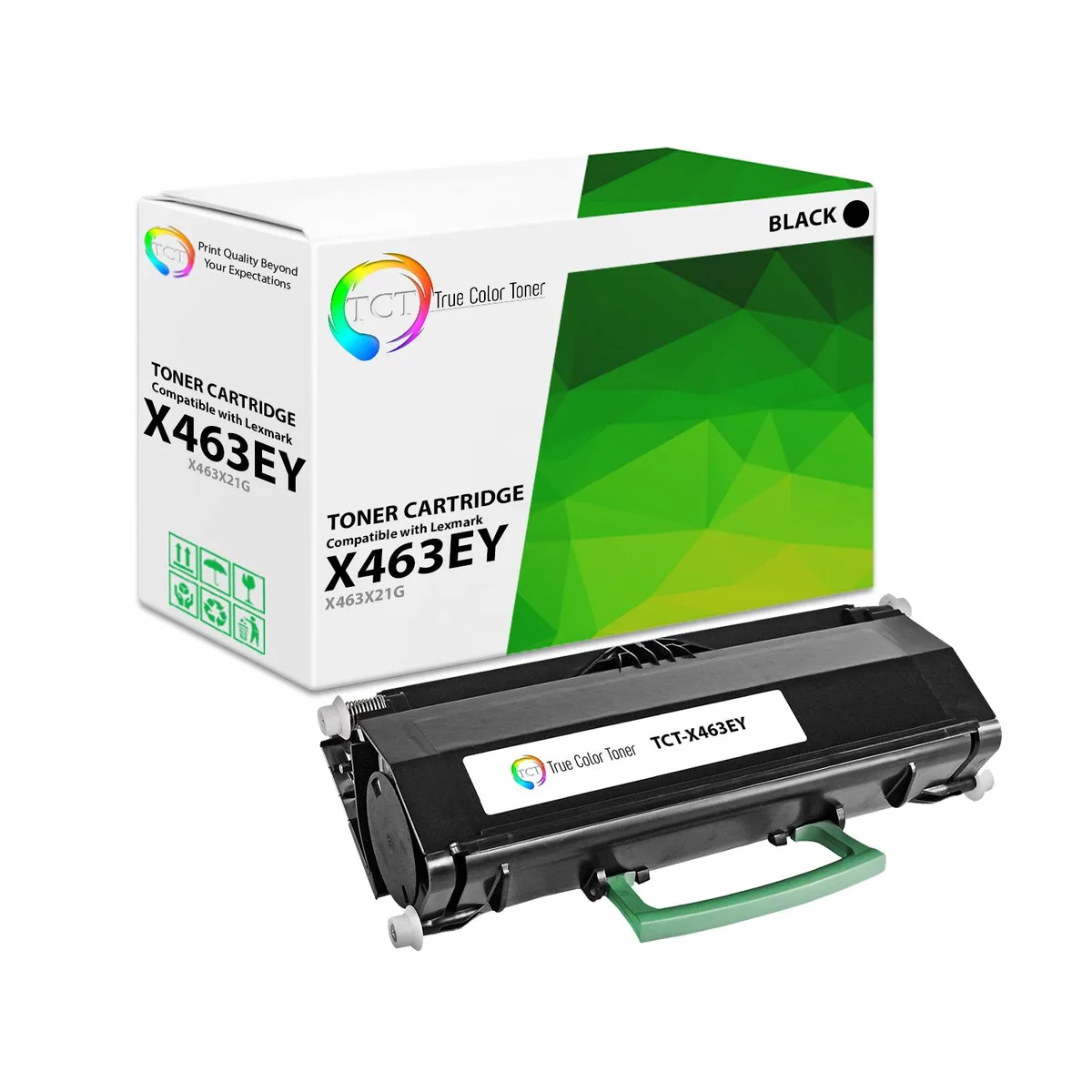 True Color Toner True Color Toner X463X21G Black Extra High Yield Toner Cartridge 15000 pages — product photo