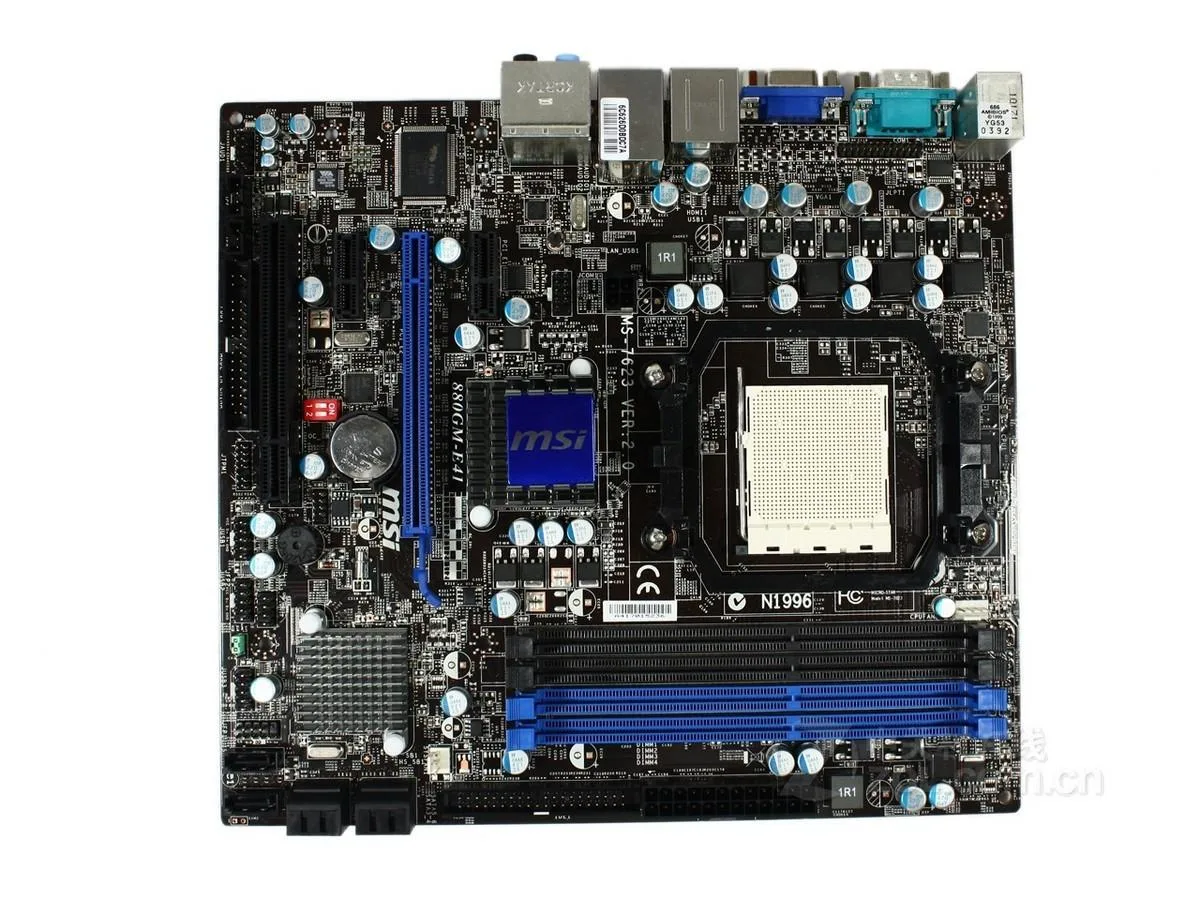 MSI MSI 880GM-E41 AM3 DDR3 16GB Micro ATX AMD motherboard — product photo
