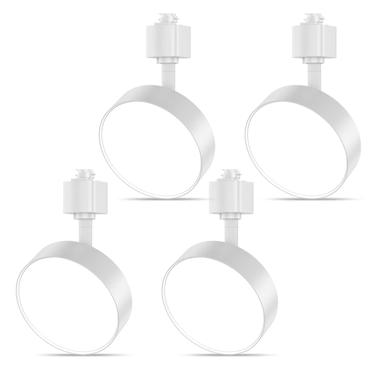  TuyuBEE H-Type Track Lighting 12W 3000K 4 Pack White — product photo