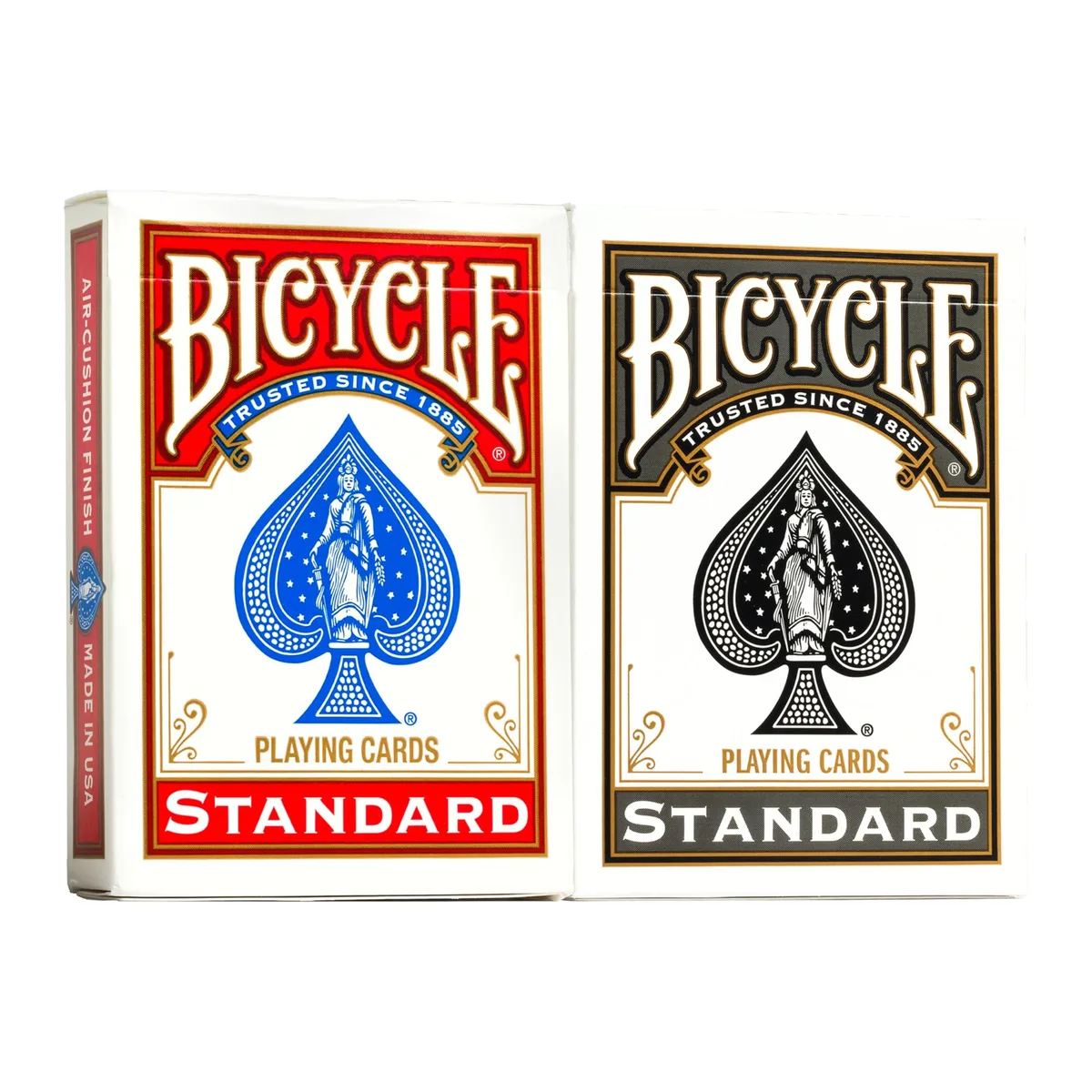  Worry Free Gadgets Bicycle Rider Back Playing Cards 2 Pack Red Black 10048508 — product photo