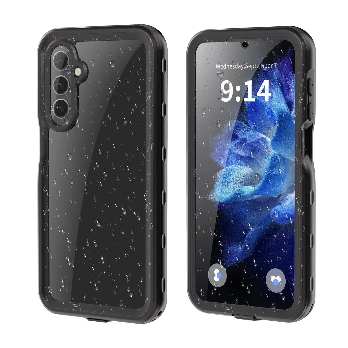 BONAEVER BONAEVER IP68 Waterproof Case for Samsung Galaxy A16 5G / 4G 6.7 inch Black — product photo