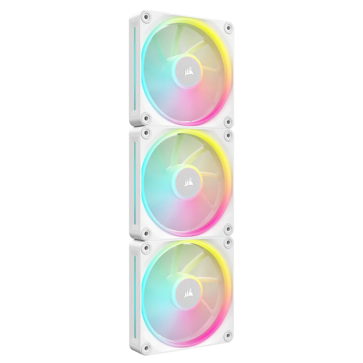 Corsair Corsair CO-9051030-WW iCUE LINK LX120 RGB White 120mm case fan triple pack — product photo