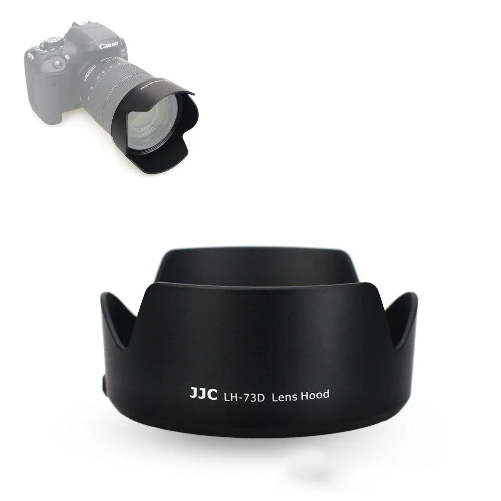 JJC JJC Bayonet Lens Hood for Canon EF-S 18-135mm f/3.5-5.6 IS USM, Replaces EW-73D — product photo