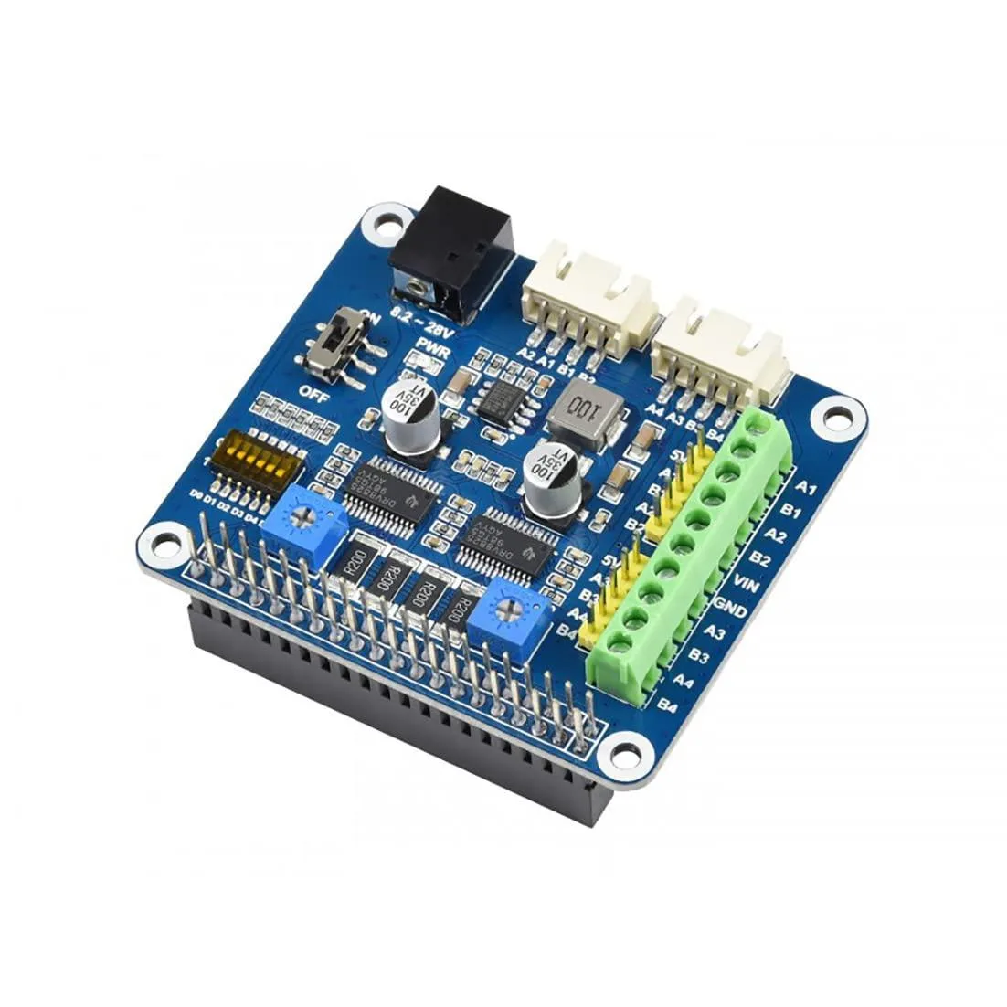 LORDWORLD LORDWORLD Stepper Motor HAT DRV8825 2.5A 1/32 Microstepping development board — product photo
