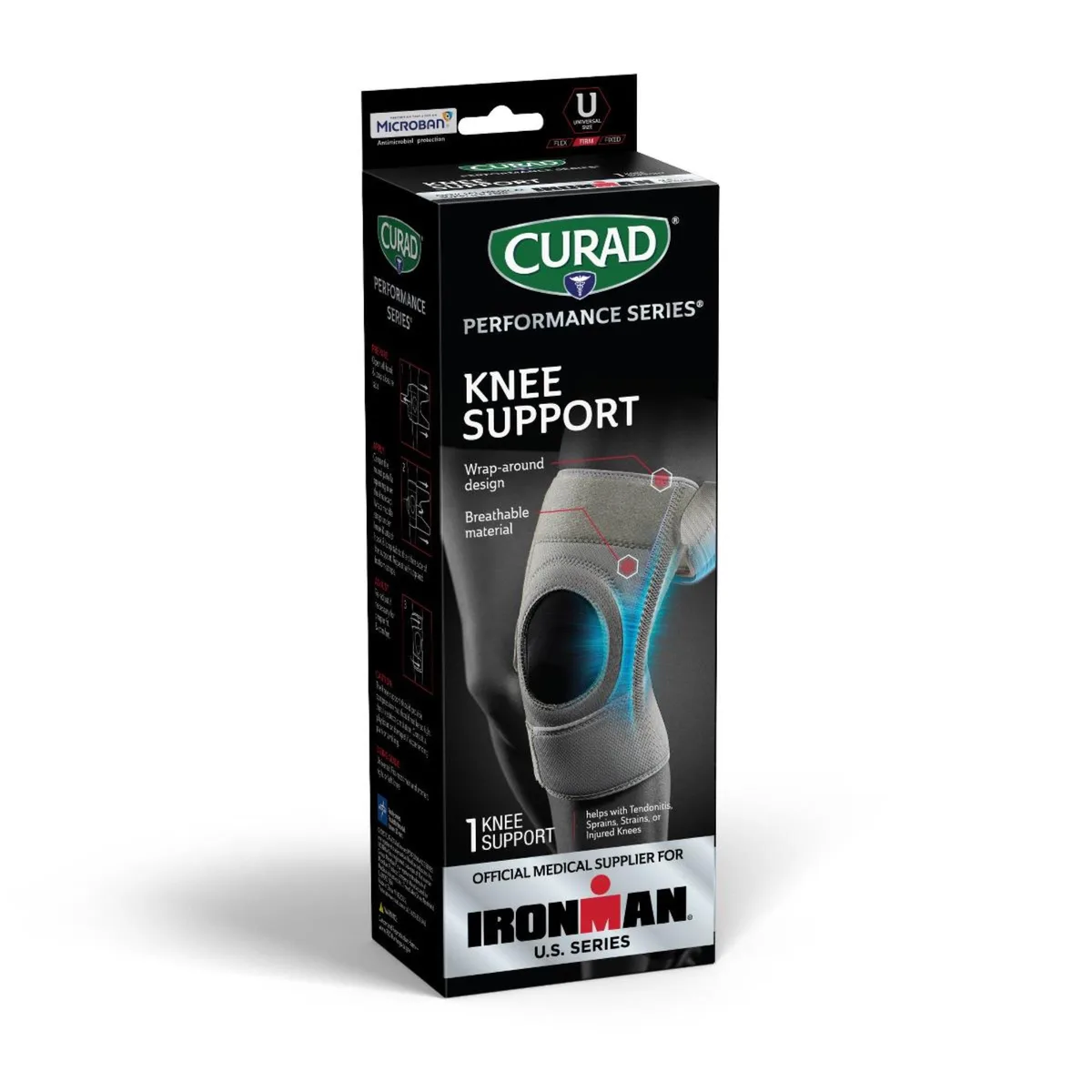 Medline Medline CURIM23333 CURAD Ironman Knee Support Spiral Stabilizers Universal — product photo