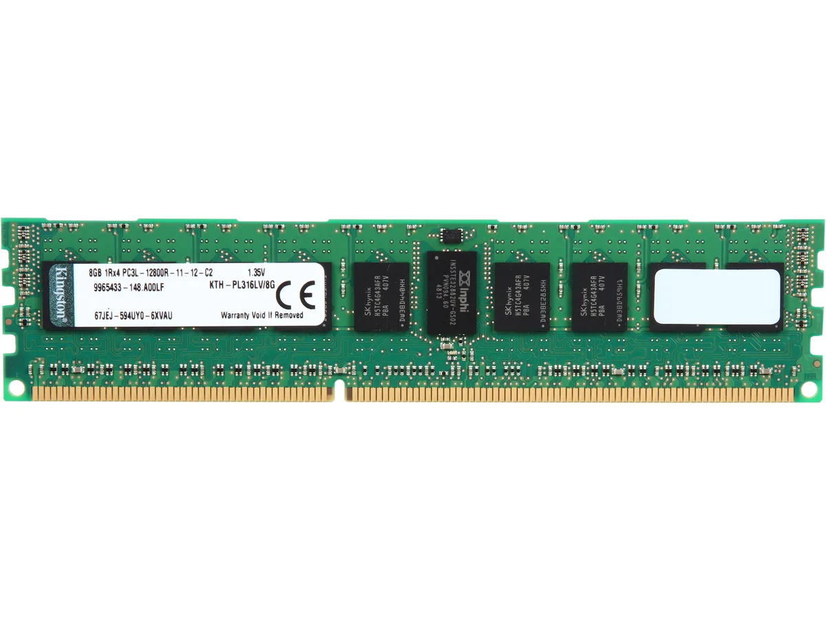 Kingston Technology Corp. Kingston Technology Corp. KTH-PL316LV/8G 8GB DDR3 1600 ECC Registered CL11 1.35V memory upgrade — product photo