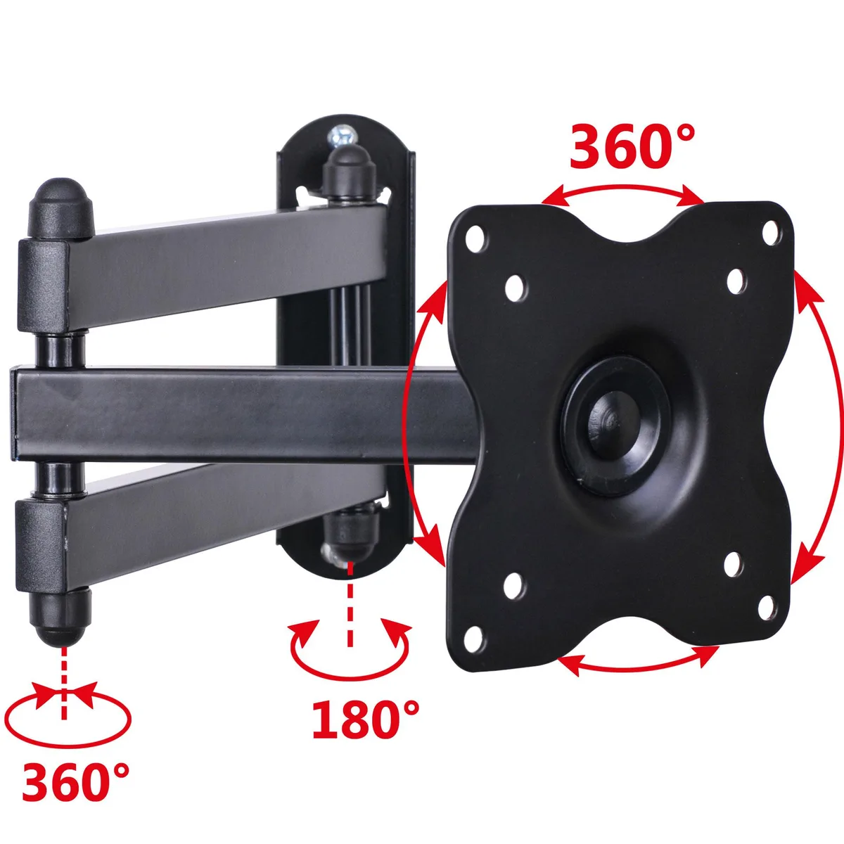 VideoSecu VideoSecu ML12B-B5 Full Motion TV Mount 30" 44lbs VESA 75x75/100x100mm — product photo