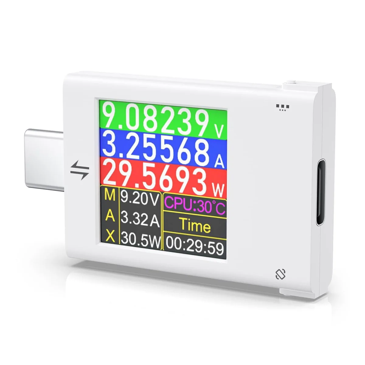  USB C Tester B10 4.5-50V 0-12A 600W 6-Digit Power Meter — product photo