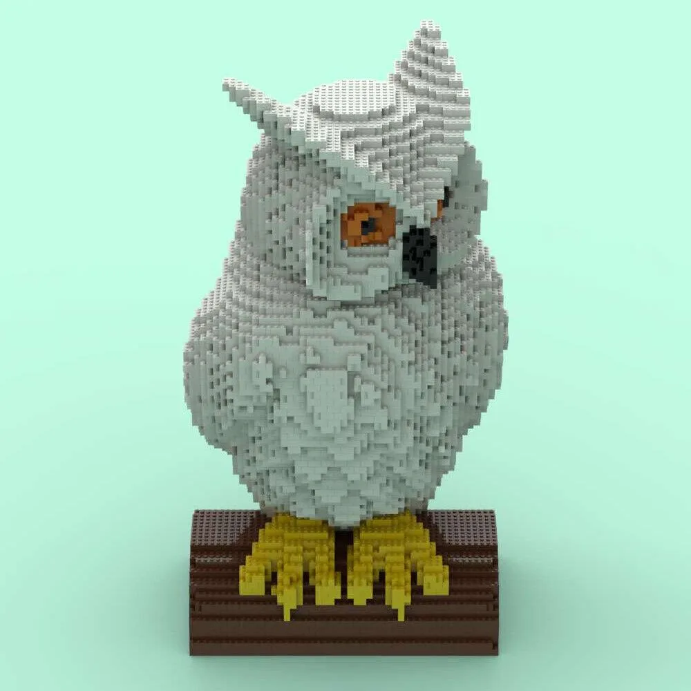 ZITIANYOUBUILD ZITIANYOUBUILD MOC-142459 Large Owl Sculpture 5600 Parts — product photo