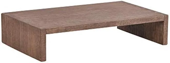 TAURKENAM TAURKENAM Wooden Monitor Stand 39 cm Dark Brown — product photo
