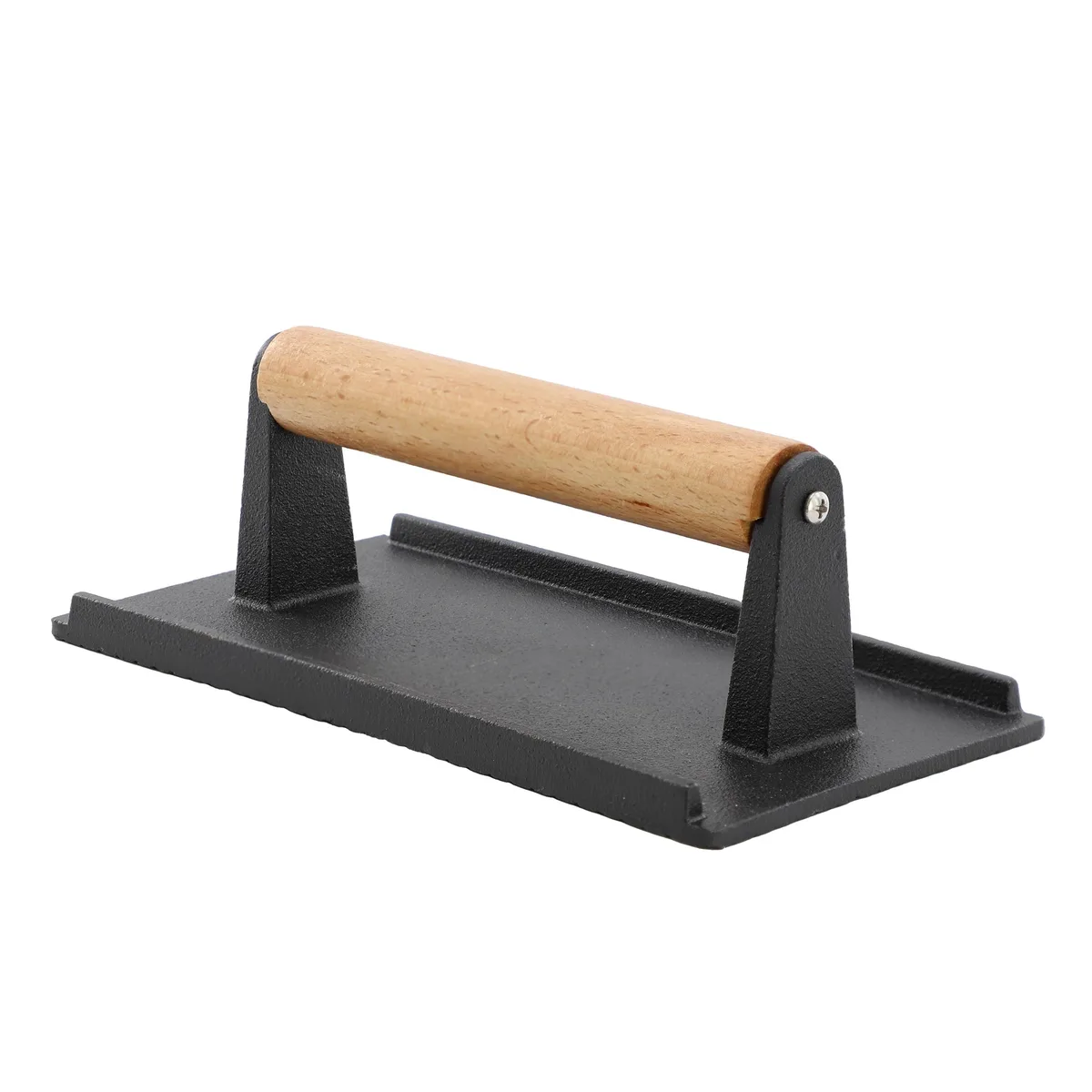 MegaChef MegaChef 8 x 4 Inch Rectangle Cast Iron Grill Press — product photo