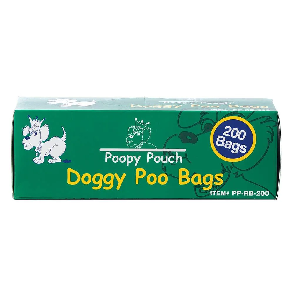 Poopy Pouch Poopy Pouch Pet Waste Bags Green 2000 Count 17 micron HDPE — product photo